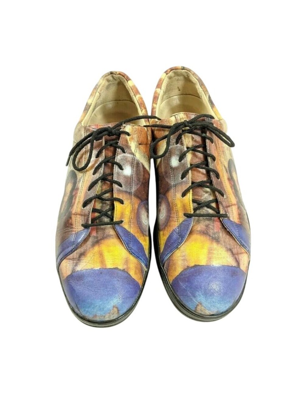 Icon Fashion Sneakers Unisex Women's 9.5 - Men's 7.5 Multicolor Leather - Picture 6 of 9